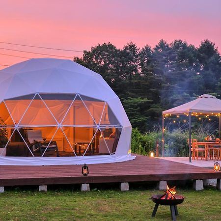Glamping Resort Varie Fujikawaguchiko Exteriör bild