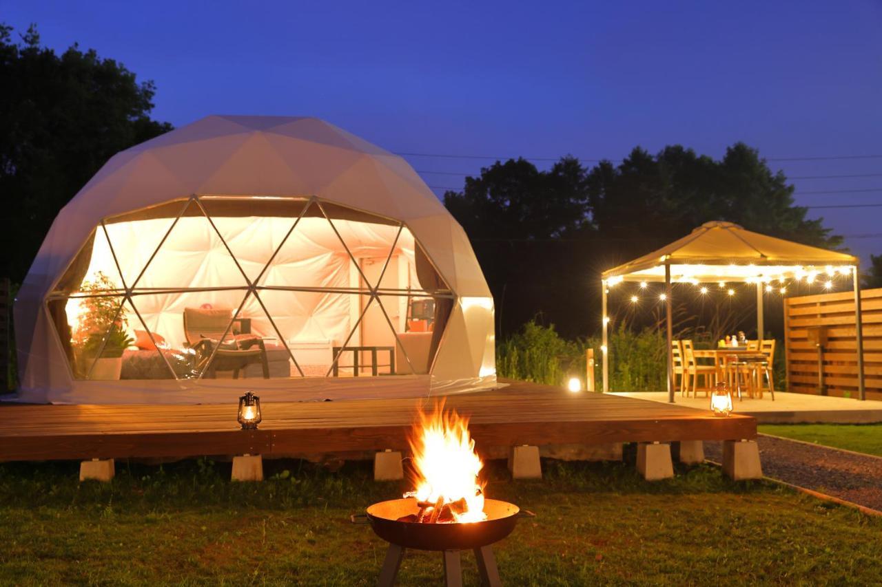 Glamping Resort Varie Fujikawaguchiko Exteriör bild