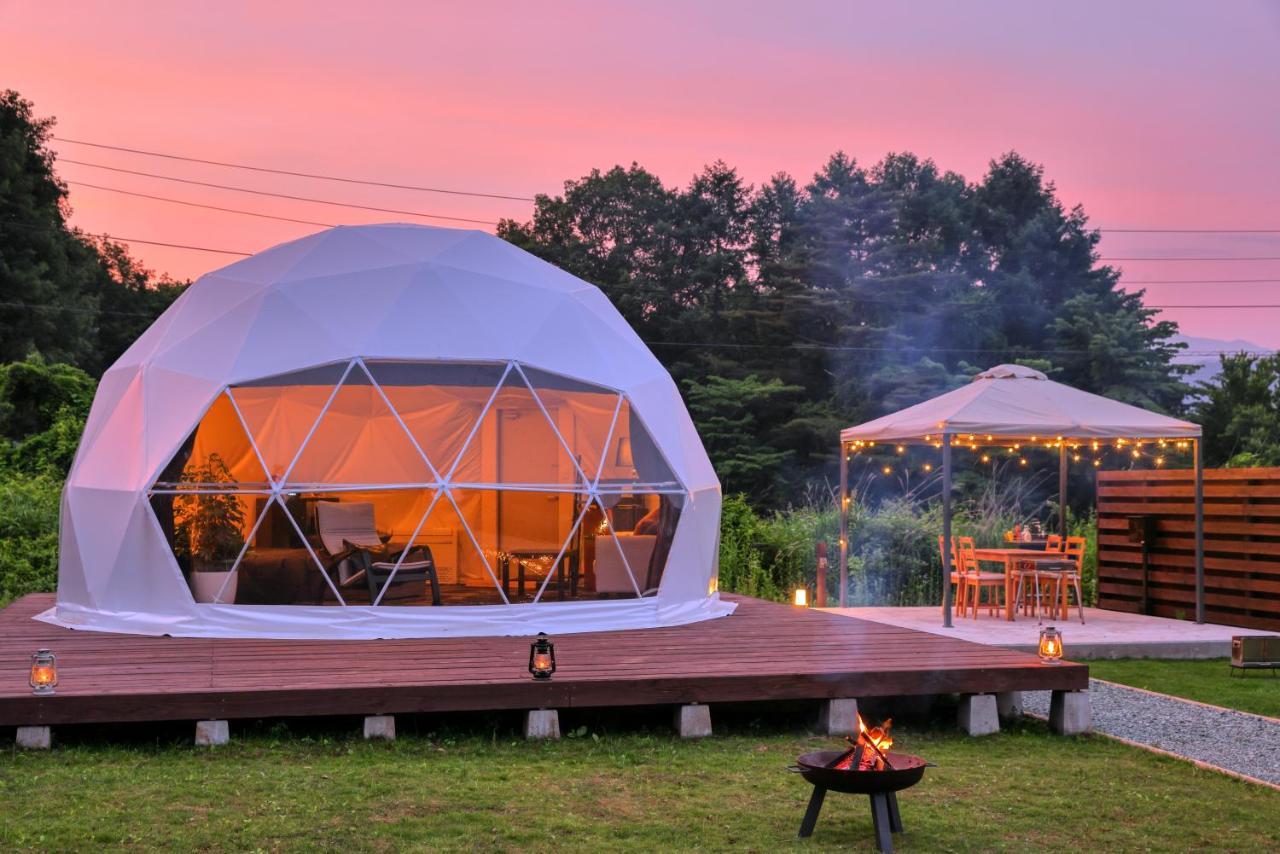 Glamping Resort Varie Fujikawaguchiko Exteriör bild