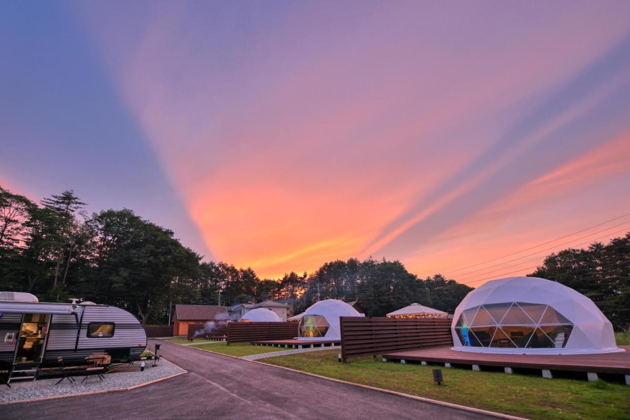 Glamping Resort Varie Fujikawaguchiko Exteriör bild