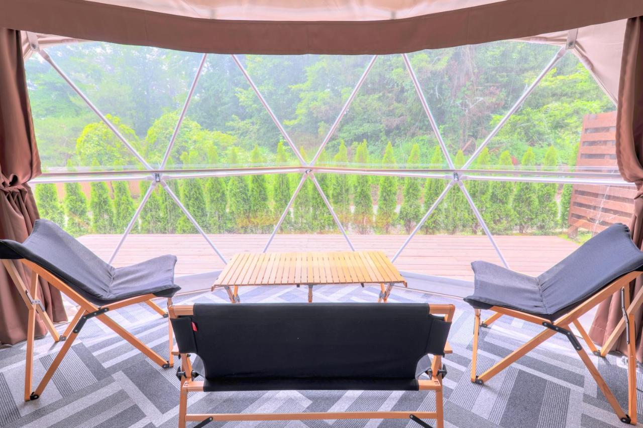 Glamping Resort Varie Fujikawaguchiko Exteriör bild